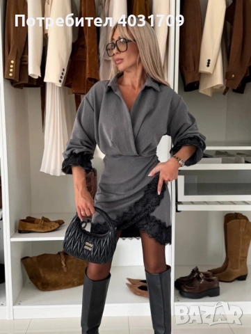 Рокля с дантела , снимка 3 - Рокли - 52681812