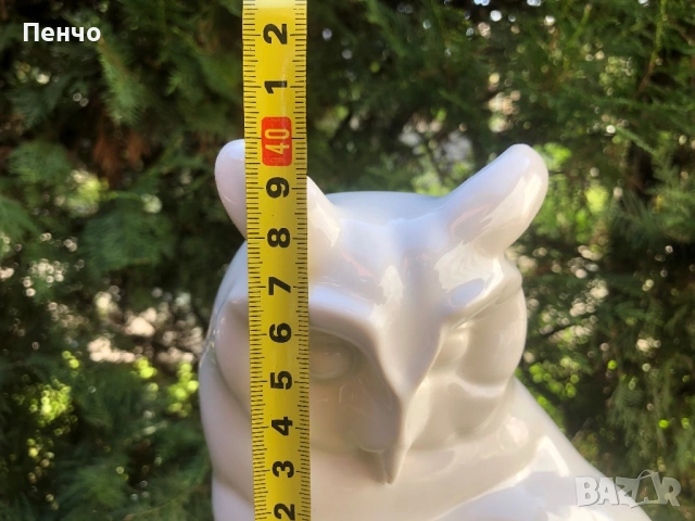 стар немски порцелан - голяма порцеланова фигура БУХАЛ, снимка 3 - Антикварни и старинни предмети - 51047983