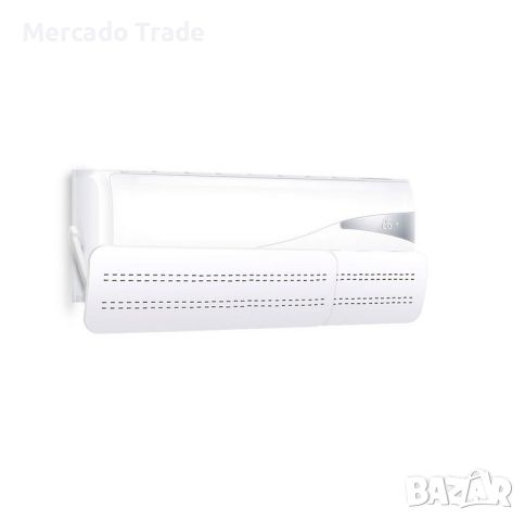 Телескопичен дефлектор за климатик Mercado Trade, Бял, снимка 1 - Климатици - 46294746