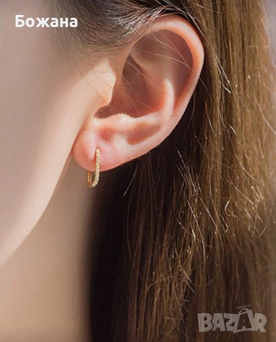 Сребърни обици 925, снимка 3 - Обеци - 52559510