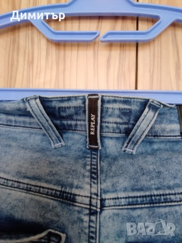 Мъжки еластични  REPLAY slim fit elastan