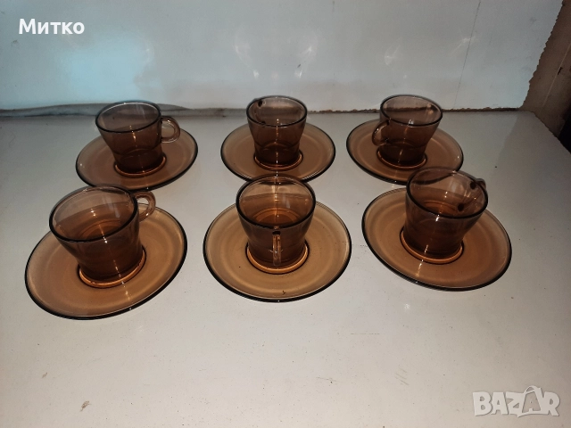 Сервиз за кафе от дуралекс DURALEX, снимка 2 - Сервизи - 52802924