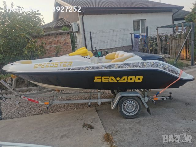 лв. Лодка Bombardier Sea Doo Speedster twin rotax 717, снимка 1 - Воден транспорт - 45747925