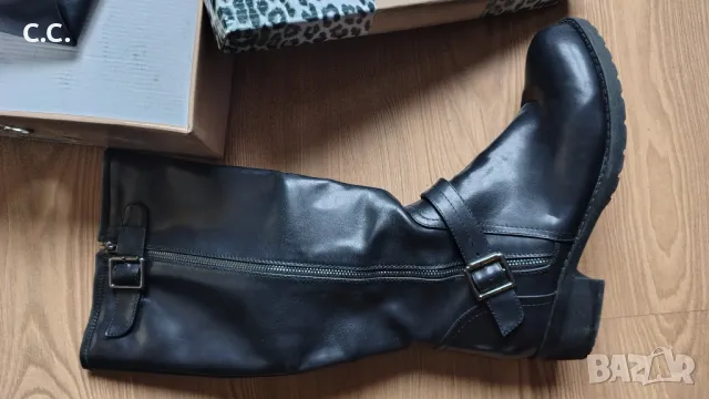 Нови ботуши, кожа, размер 40,5, 20 лв, снимка 3 - Дамски ботуши - 49699200