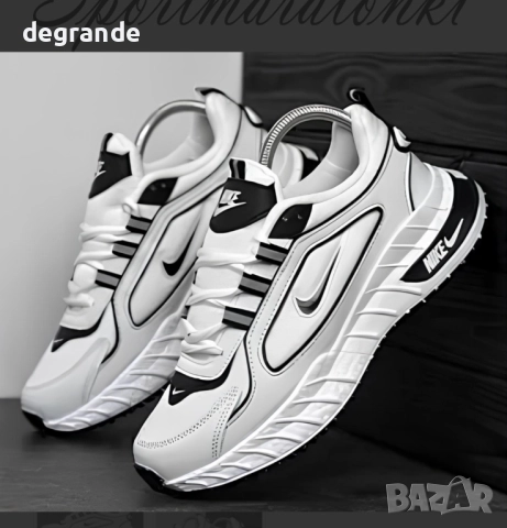 Маратонки Nike Just do it - Бяло и Черно