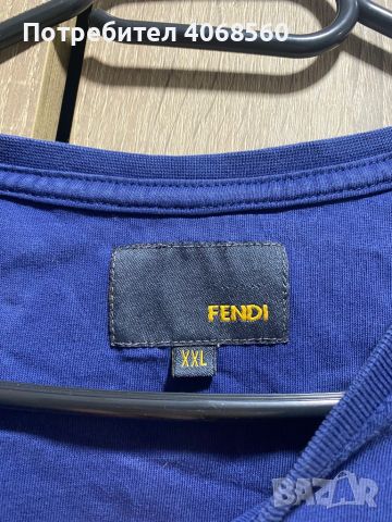 Fendi/Фенди/Тениска/Оригинал, снимка 2 - Тениски - 45345027