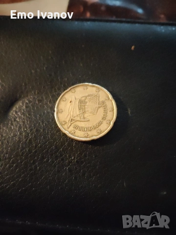 Chipre 20 céntimos 2008 Barco de Kyrenia, снимка 3 - Нумизматика и бонистика - 53290549