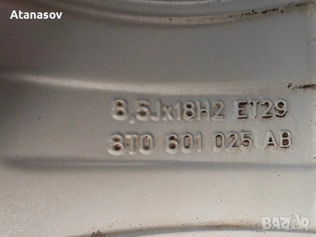 Джанти 18ки / 5х112 / ET.29 / 8.5J / 66.6мм., снимка 4 - Гуми и джанти - 53699258