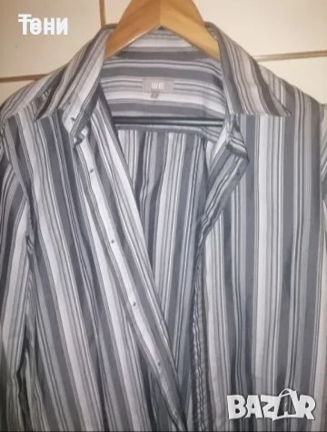 Нова Мъжка Риза с Яка и Дълъг Ръкав XL , снимка 2 - Ризи - 53728899
