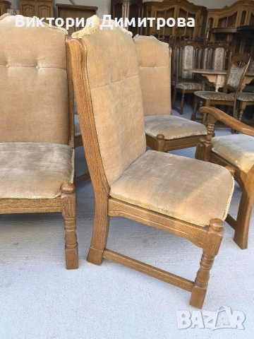 Комплект от 6 трапезни стола , снимка 9 - Столове - 53866207