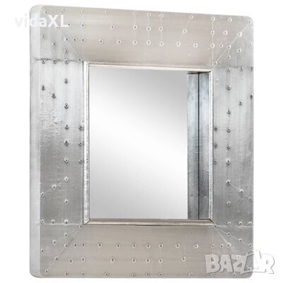 vidaXL Авиаторско огледало, 50x50 см, метал(SKU:320636, снимка 1 - Огледала - 46104636