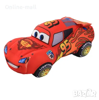 Плюшена играчка Кола McQueen Светкавицата Маккуийн, снимка 3 - Плюшени играчки - 46847861