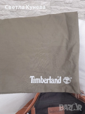 Дамска чанта от естествена кожа на марката TIMBERLAND , снимка 5 - Чанти - 52634248
