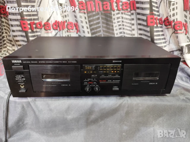 Yamaha KX-W282 Natural Sound Double Cassette Deck. , снимка 6 - Ресийвъри, усилватели, смесителни пултове - 51160257