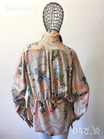 MOSCHINO Love риза IT44, снимка 3 - Ризи - 53614295