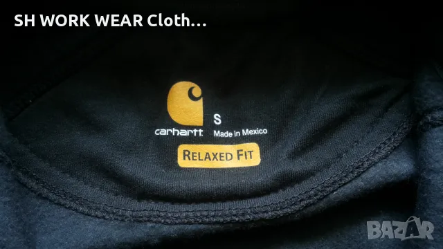 Carhartt Midweight Zip Front Sweatshirt K350 размер S Горница W4-334, снимка 14 - Суичъри - 48831996