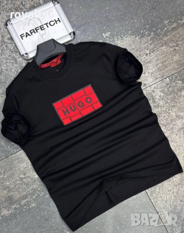 Hugo Boss Нова Черна Мъжка Тениска Хюго Бос 