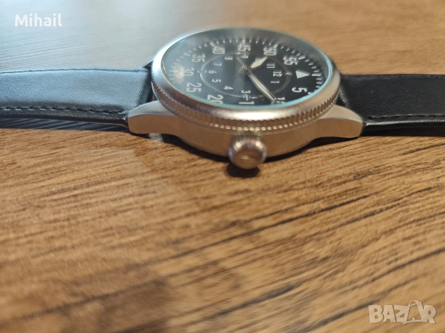 Механичен часовник тип пилотски Pilot FL22882, снимка 5 - Мъжки - 53492684