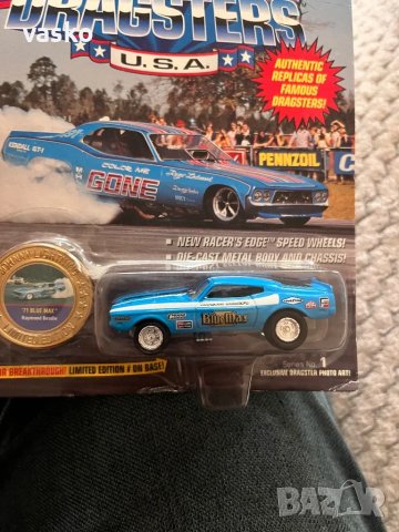 Johnny Lighting Драгстер, снимка 2 - Колекции - 49657685