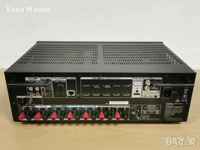 DENON AVR-X1300W 7.2 канала Wi-Fi Bluetooth Apple AirPlay Dolby Atmos, снимка 2 - Ресийвъри, усилватели, смесителни пултове - 52771565