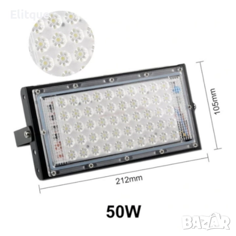 Дубай - LED прожектор 50W – мощно и икономично осветление, снимка 5 - Други - 52716278
