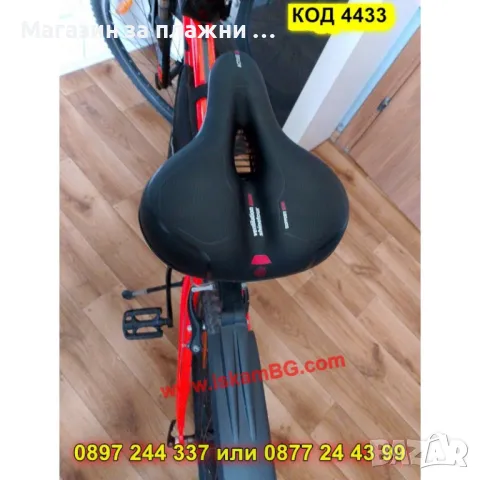 Седалка за велосипед с мемори пяна - КОД 4433, снимка 14 - Части за велосипеди - 49484731