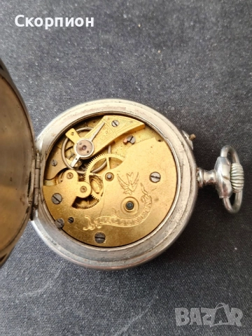 Швейцарски джобен часовник 1925г. - Класика в жанра - ПРОМОЦИЯ, снимка 3 - Джобни - 49241450