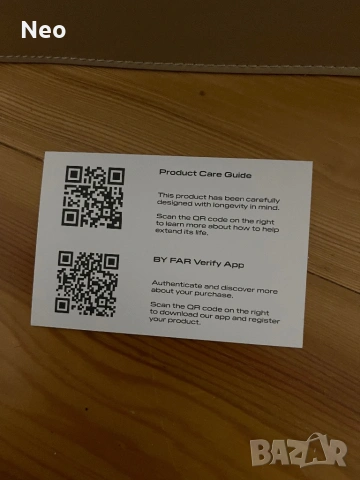 Оригинална дамска чанта By Far, снимка 8 - Чанти - 53948641