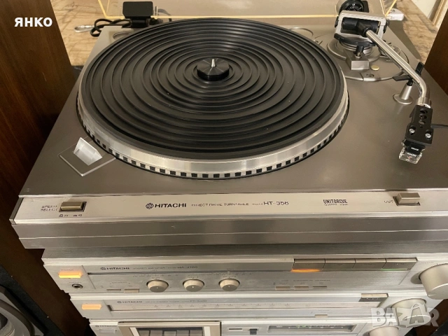 Hitachi грамофон усилвател дек тонколони, снимка 4 - Аудиосистеми - 53750008