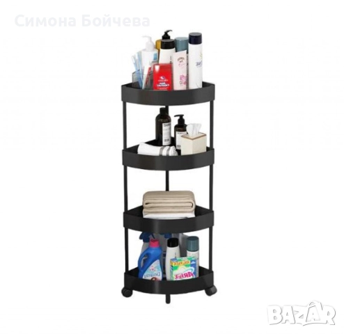 Ъглова въртяща се поставка Corner Storage Rack , снимка 5 - Органайзери - 52806832