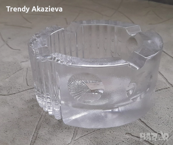 Два нови кристални пепелника в кутии, снимка 3 - Други - 52661485