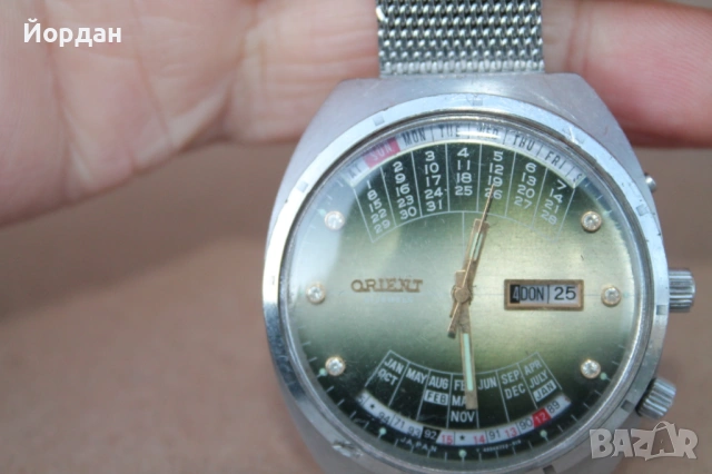 Мъжки Японски часовник ''Orient'' календар , снимка 12 - Мъжки - 53999520