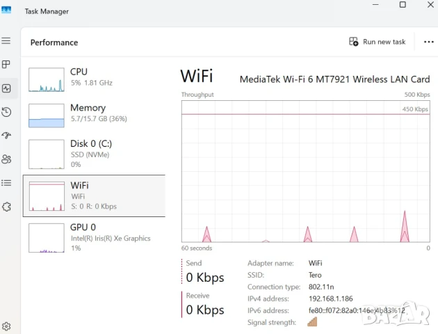 Бизнес лаптоп Lenovo ThinkPad L14 Gen 2 с Core i5-1135G7 14" FHD,  256GB SSD 16GB DDR4 Win11, снимка 13 - Лаптопи за работа - 50578003
