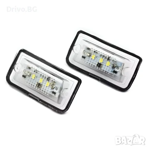 Гаранция!LED Плафони за Номер на Mercedes W203, W209 с Директен Монтаж, снимка 3 - Части - 50440399