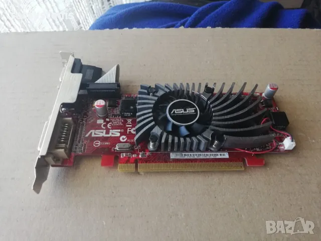 Видео карта AMD Radeon Asus HD EAH5450 HDMI 1024MB GDDR3 64bit PCI-E, снимка 5 - Видеокарти - 47841876