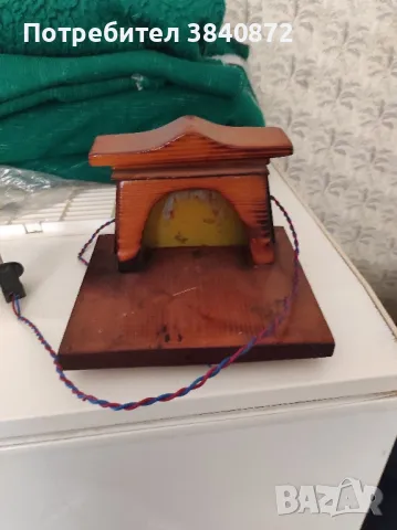 ретро стойка за весници и списания и нощна лампа..., снимка 4 - Антикварни и старинни предмети - 49627120