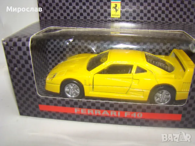 1:38 FERRARI F 40 МОДЕЛ МЕТАЛНА КОЛИЧКА ИГРАЧКА, снимка 2 - Колекции - 48304810