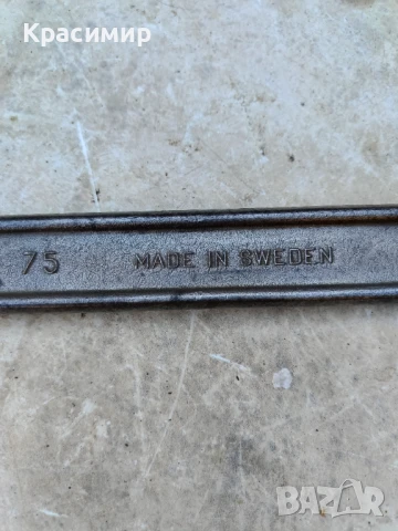 Раздвижен шведски ключ "BAHCO" 18" отлично състояние, снимка 3 - Ключове - 50549324