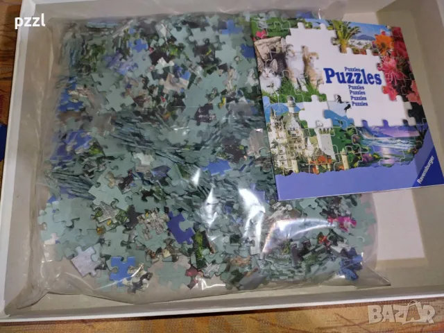 Пъзел "Tirolian mountain chain" Ravensburger 1000 части, снимка 2 - Пъзели - 49535982