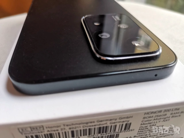 Smartphone Honor 200 lite RАМ 8Gb/ROM 256Gb Midnight Black LLY-NX1, снимка 7 - Други - 53265253