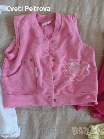 дрешки за момиче на 1г (12мес.), памучни , снимка 4 - Бебешки гащеризони - 51078517