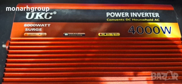 Инвертор UKC-4000W/12-220V, снимка 6 - Друга електроника - 53894753