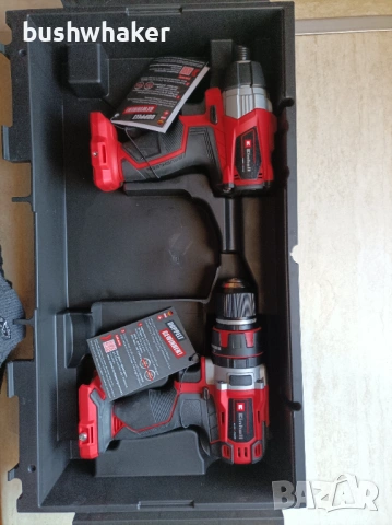 Винтоверти с батерии и зарядно Einhell brushless безчеткови