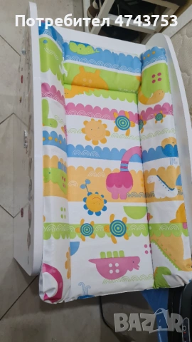 Бебешко легло 3 в 1 Lorelli Maxi Plus, Бяло/Лилаво, снимка 10 - Бебешки легла и матраци - 53564957