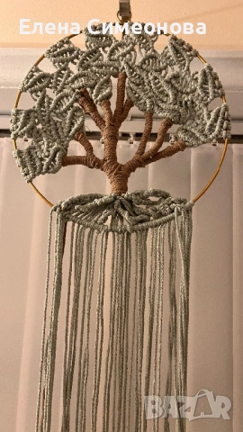 Дърво на живота - макраме, снимка 5 - Български сувенири - 53061633
