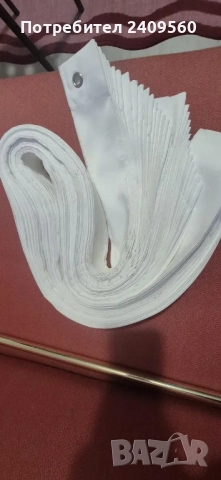 Плътна бяла завеса, снимка 3 - Пердета и завеси - 51836961