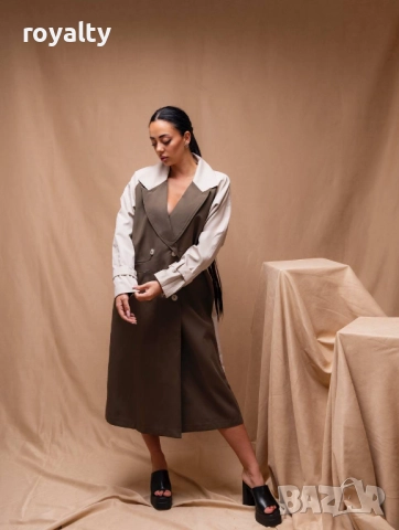Елегантно Дамско Палто , снимка 4 - Палта, манта - 52886124