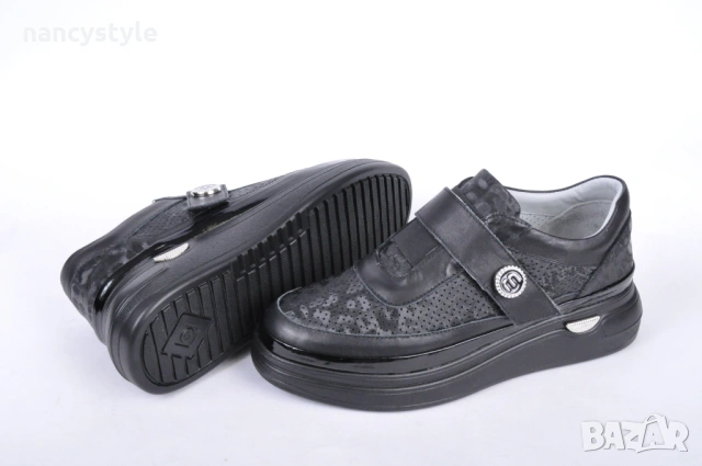 NEW! Ежедневни дамски обувки с лепка - Два цвята, снимка 5 - Дамски ежедневни обувки - 53947888