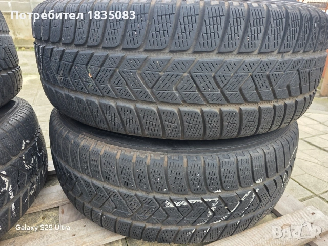 Лети джанти 18ки 5х112 Mercedes + зимни гуми 235/60/18 Pirelli, снимка 12 - Гуми и джанти - 53757941