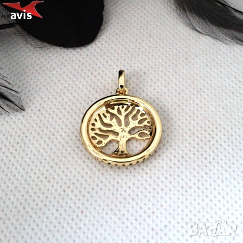 Висулка с 14К златно покритие 244727, снимка 2 - Колиета, медальони, синджири - 53601964